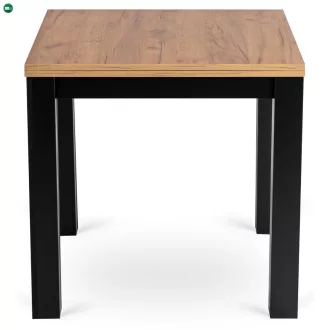   Bővíthető étkezőasztal 80–160 cm Craft tölgy / fekete színkombinációban – MAX