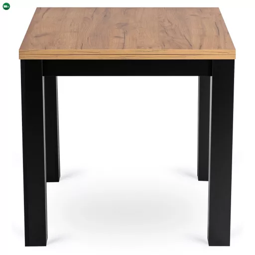 Bővíthető étkezőasztal 80–160 cm Craft tölgy / fekete színkombinációban – MAX