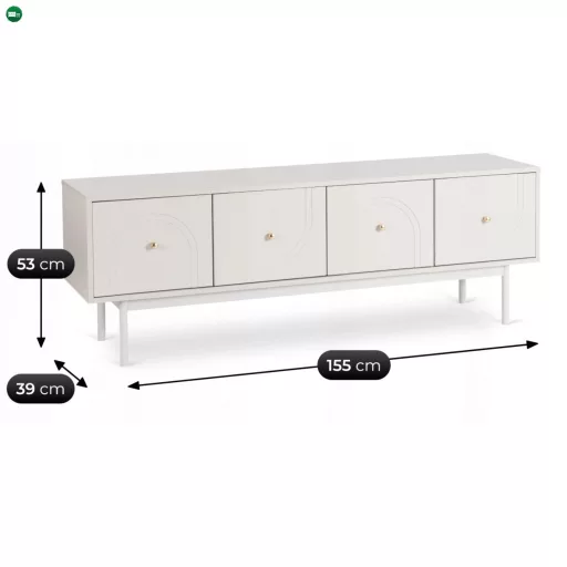 TV szekrény 155 cm kasmír színben – MARLEN