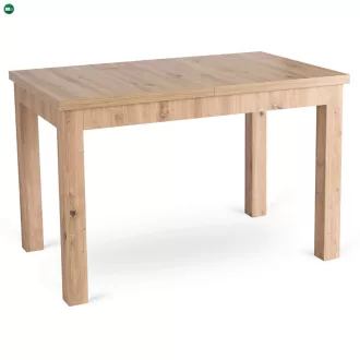  Bővíthető étkezőasztal 120–160 cm Artisan tölgy színben – SKUBI