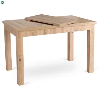   Bővíthető étkezőasztal 120–160 cm Artisan tölgy színben – SKUBI