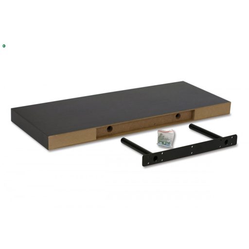 Lebegő polc 120 cm, MDF, Sonoma Szürke Színben P-002