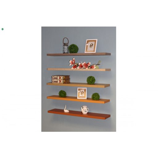 Lebegő polc 120 cm, MDF, Cseresznye Színben P-002