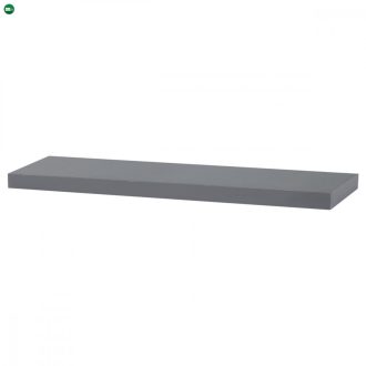 Lebegő polc 80 cm. MDF, Magasfényű Szürke Színben P-005