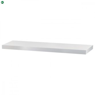 Lebegő polc 80 cm. MDF, Matt Fehér Színben P-005