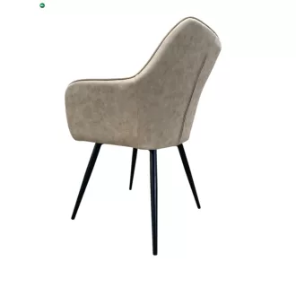   Modern Karos Étkezőszék Márvány Szövet Kárpittal -Treviso