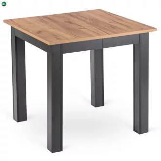  Kihúzható étkezőasztal 80–200 cm méretben, craft tölgy/fekete színben BEN