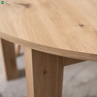   Kihúzható étkezőasztal 102–142 cm méretben, artisan tölgy színben HARRY