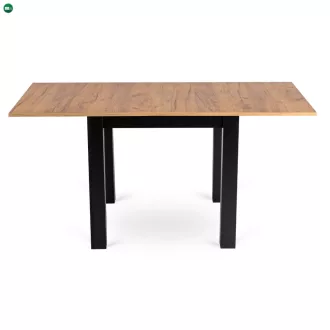   Kihúzható étkezőasztal 80–160 cm méretben, craft tölgy/fekete színben MAX
