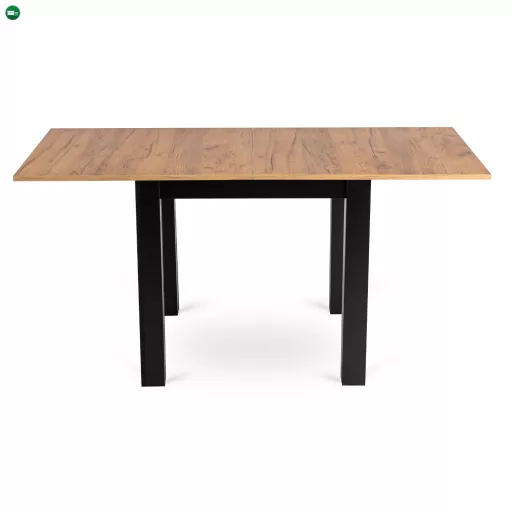 Kihúzható étkezőasztal 80–160 cm méretben, craft tölgy/fekete színben MAX