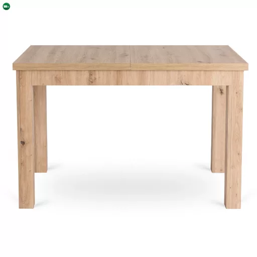 Kihúzható étkezőasztal 120–160 cm méretben, artisan tölgy színben SKUBI
