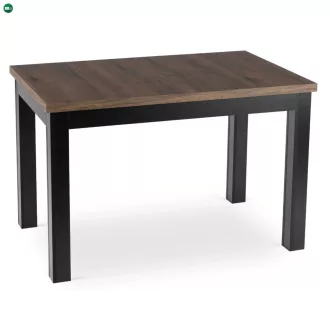 SKUBI bővíthető asztal 120-160 cm dió-fekete