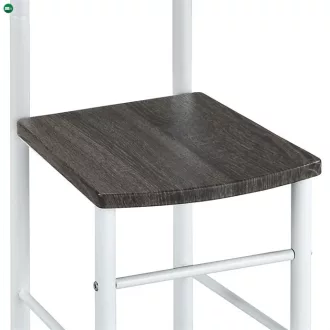   81870 Fehér szobainas sonoma tölgy dekorációval, terhelhetőség 90 kg