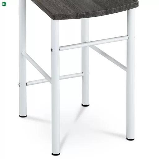 81870 Fehér szobainas sonoma tölgy dekorációval, terhelhetőség 90 kg