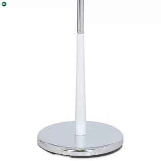   82646 Fehér szobainas, tömör fa és krómozott fém. Teherbírás 6 kg.