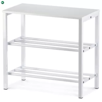 Fehér Fém Cipős Szekrény. 83168-42 WT