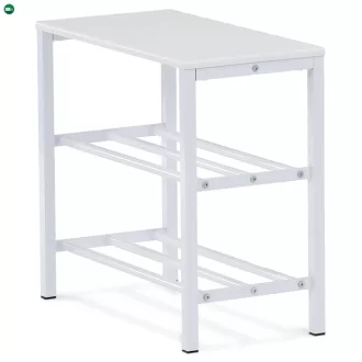 Fehér Fém Cipős Szekrény. 83168-42 WT