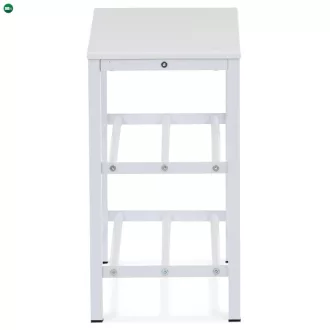Fehér Fém Cipős Szekrény. 83168-42 WT
