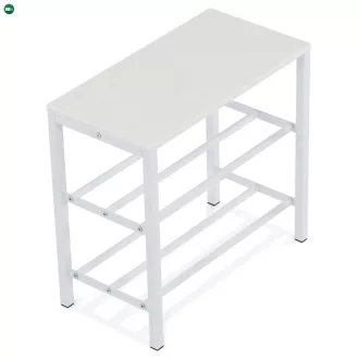 Fehér Fém Cipős Szekrény. 83168-42 WT