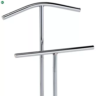   Fényes króm szobainas, 104 cm magas, 5 kg teherbírással – 83989