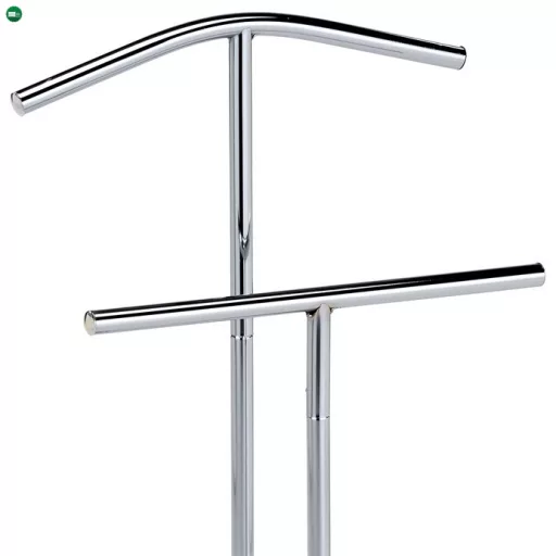 Fényes króm szobainas, 104 cm magas, 5 kg teherbírással – 83989