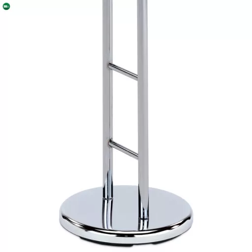 Fényes króm szobainas, 104 cm magas, 5 kg teherbírással – 83989