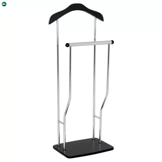   Matt fekete praktikus szobainas, 108 cm magas, 6 kg teherbírással – 84444