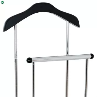   Matt fekete praktikus szobainas, 108 cm magas, 6 kg teherbírással – 84444