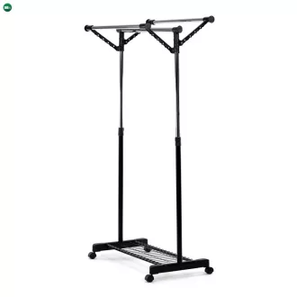 Fekete Fém Ruhafogas. 84521 BK