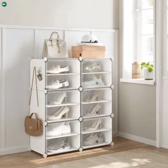 Cipőtároló műanyag fehér ABO-E1033 WT