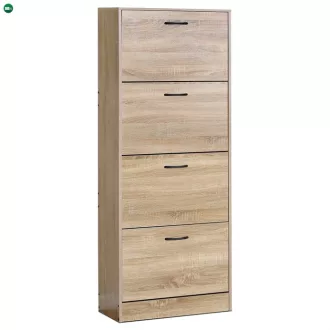 Cipőtartó barna színben, MDF kivitelben ABO-G1018 OAK