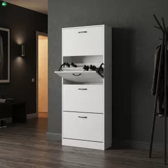 Cipőtároló MDF fehér ABO-G1018 WT