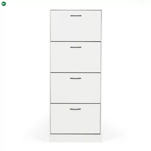 Cipőtároló MDF fehér ABO-G1018 WT