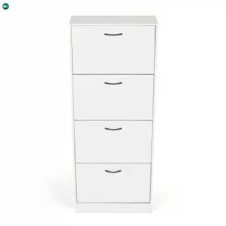 Cipőtároló MDF fehér ABO-G1018 WT