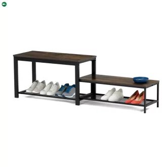Barna MDF Cipős Szekrény. ABO-W2124 OLW