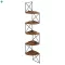Polc, MDF, barna, ABP-E1051 OLW