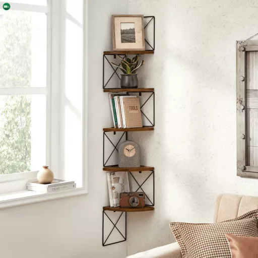 Polc, MDF, barna, ABP-E1051 OLW
