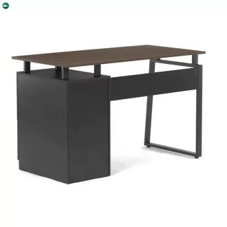 Irodai íróasztal 120×60 cm, melamin, dió OAK