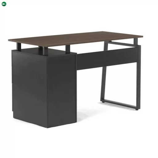 Irodai íróasztal 120×60 cm, melamin, dió OAK