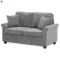 Kétszemélyes Kanapé, Szürke Corduroy Szövet. ASB-4170 GREY2