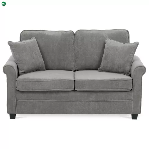 Kétszemélyes Kanapé, Szürke Corduroy Szövet. ASB-4170 GREY2