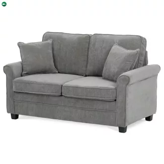   Kétszemélyes Kanapé, Szürke Corduroy Szövet. ASB-4170 GREY2