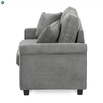   Kétszemélyes Kanapé, Szürke Corduroy Szövet. ASB-4170 GREY2