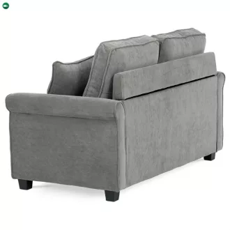   Kétszemélyes Kanapé, Szürke Corduroy Szövet. ASB-4170 GREY2
