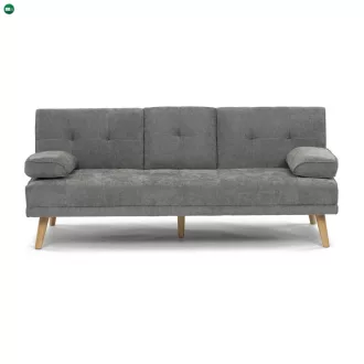   Háromszemélyes kihúzható kanapé, szürke, szövet, ASB-C3034 GREY2