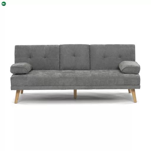 Háromszemélyes kihúzható kanapé, szürke, szövet, ASB-C3034 GREY2