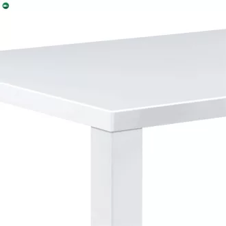 Modern Magasfényű Étkezőasztal Fehér Színben At-3006