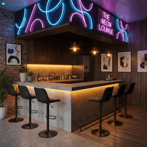 Bárszék fekete színben, szövet kárpittal AUB-V3066 BK3