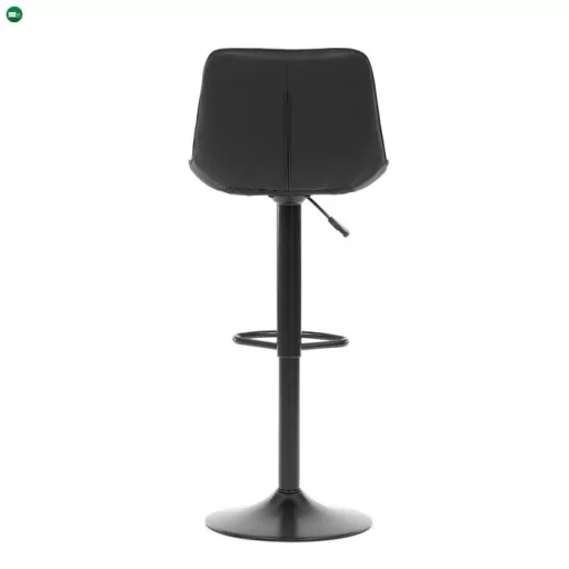 Bárszék fekete színben, szövet kárpittal AUB-V3066 BK3