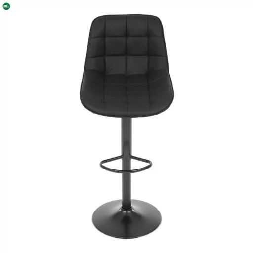 Bárszék fekete színben, szövet kárpittal AUB-V3066 BK3